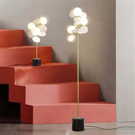 HDC Postmodern LED Petal Home Decor Floor Lamps Living Room Bedroom Be