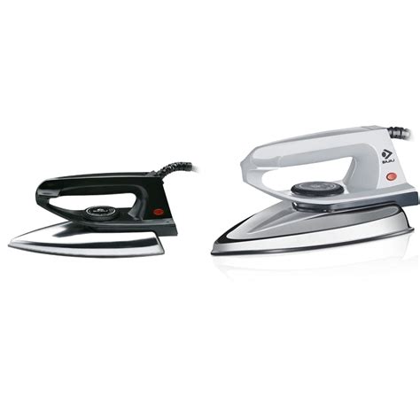 Buy Bajaj DX 2 600-Watts Light Weight Iron (Black) & DX 2 600-Watt ...