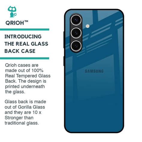 Cobalt Blue Samsung Galaxy S24 FE 5G Glass Back Cover - Flat 35% Off On ...