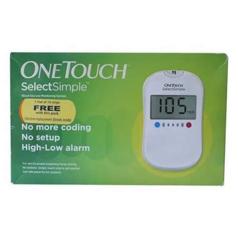 Digital Glucometer - One Touch Select Simple Glucometer Manufacturer ...