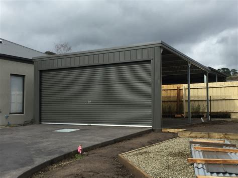 Carport With Garage Door Manufacturer Of Custom Sloping Garage Doors