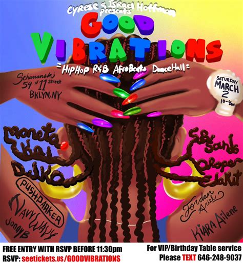 Buy tickets to Good Vibrations in Brooklyn on March 2, 2024