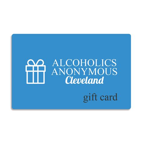 Gift Cards - Alcoholics Anonymous Cleveland