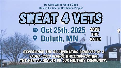 VRP "Sweat 4 Vets" Sauna/Cold Plunge on Lake Superior, Endion Station ...