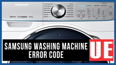 Image result for Samsung Washing Machine 4E Error Code