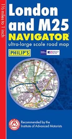 Buy Navigator Road Map London and M25 Book Online at Low Prices in ...