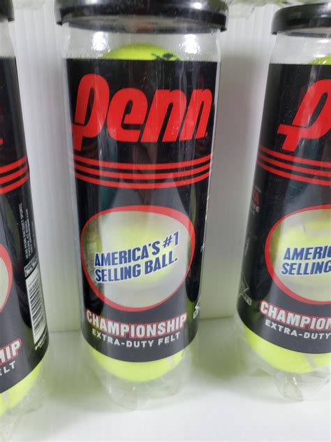 Penn Championship Tennis Balls EXTRA DUTY Felt Pressurized Balls 5 Sets ...