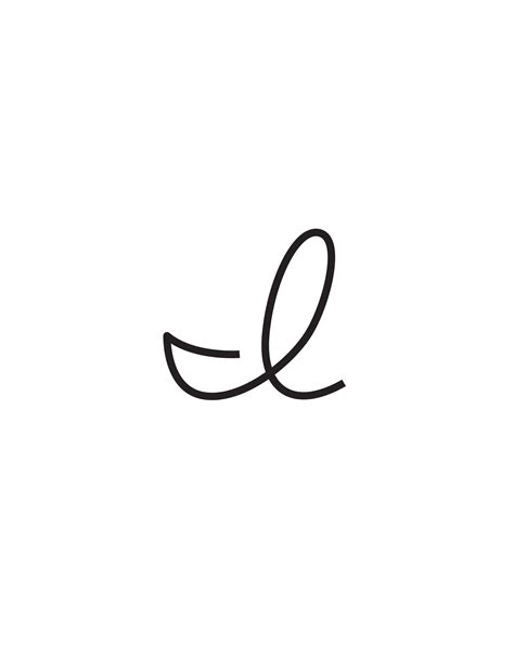 Letter I Cursive