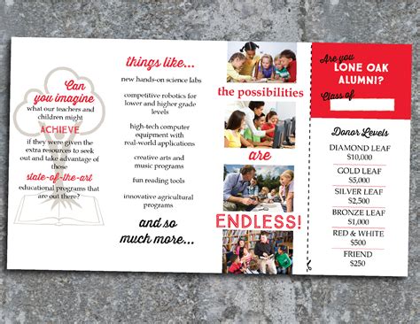 Lone Oak ISD Education Foundation brochure on Behance