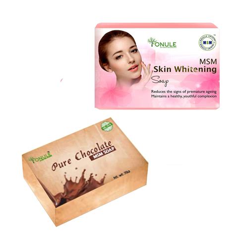 Buy Ionule MSM Skin Whitening Soap MSM Chocolate Soap Combo Pack of 2 ...