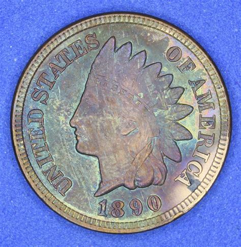 1890 Indian Head Cent - Etsy