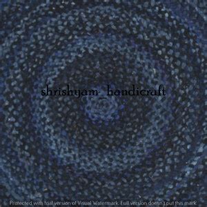 Buy 6 Feet Round Rug Eco-friendly Bohemian Rug Colorful Cotton Chindi ...