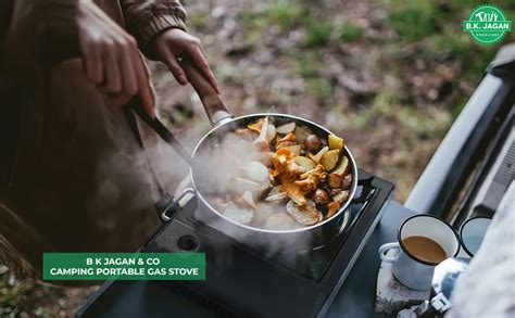 B K JAGAN & CO Camping Portable Gas Stove Use With Dual Mode LPG ...