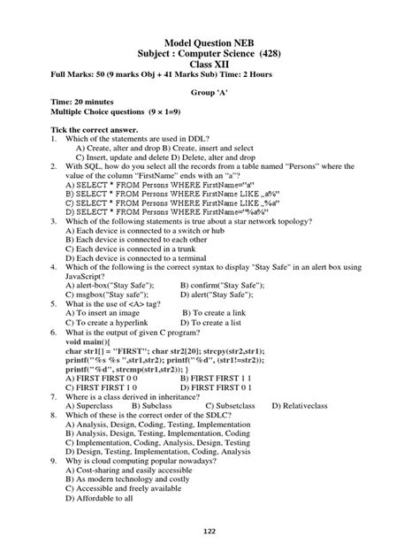 Image result for Computer Science Example Questions