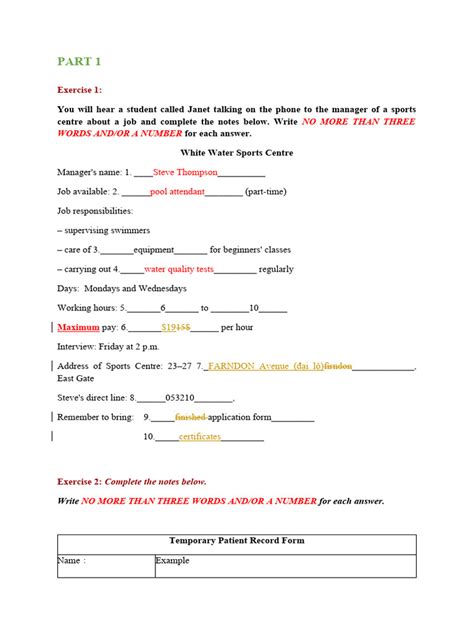 Image result for Listening Exercises Basic