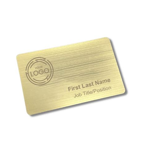 Metal business card (Laser engraved) - dkontact