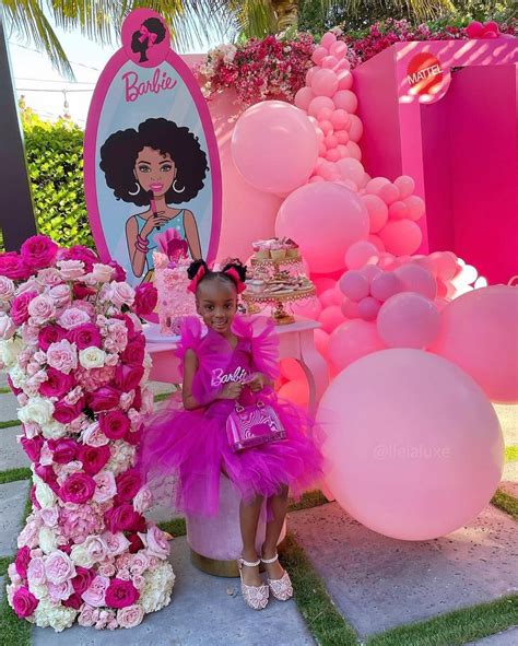 Black Barbie birthday magic! Repost from @lleialuxe • Introducing BLACK ...