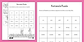 Fasching/Karneval - Lapbook