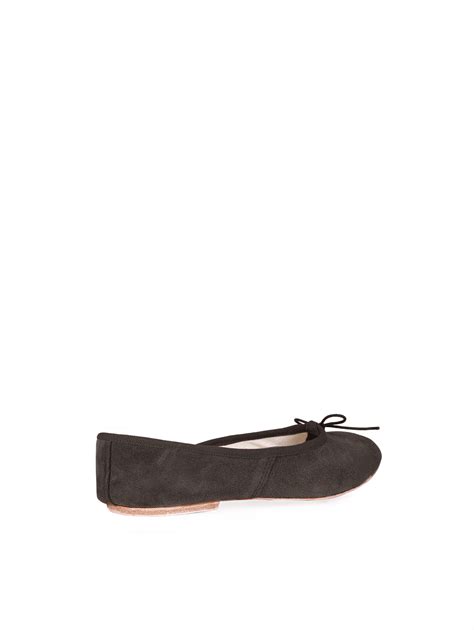 Ballet Flats Dark Brown Suede