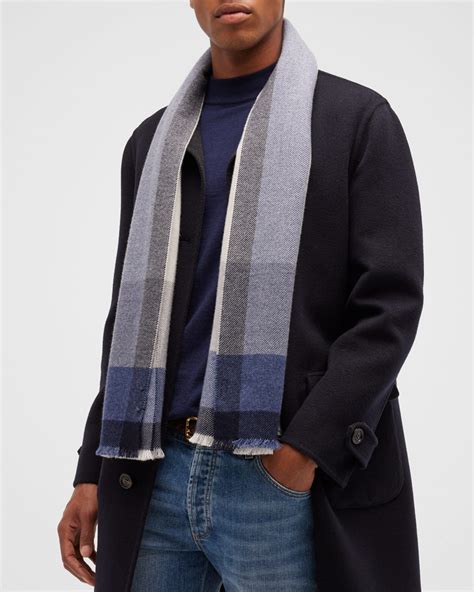 Alonpi Men's Dakota Cashmere Scarf | Neiman Marcus