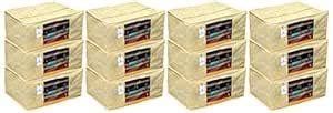Kuber Industries Metallic Kerry 12 Piece Non Woven Saree Cover, Large ...