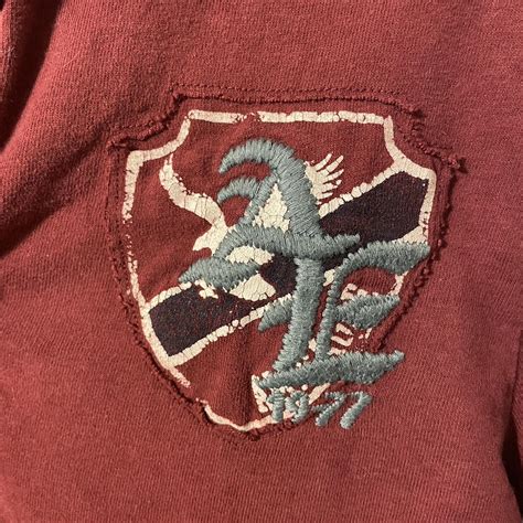 Red Vintage Fit American Eagle Outfitters Polo Men’s... - Depop