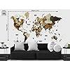 Woodsify 3D Wooden World Map Wall Decor Office Wall Decoration Items ...