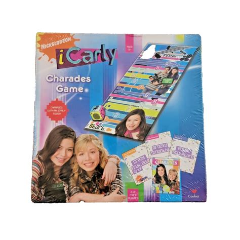Nickelodeon iCarly Charades Board Game New Factory Sealed