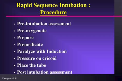 Image result for Rapid Sequence Intubation Algorithm