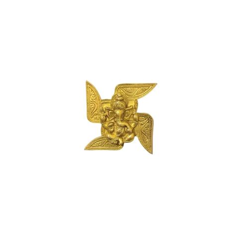 PARIJAT HANDICRAFT Brass Swastik Wall Hanging with | Ubuy India