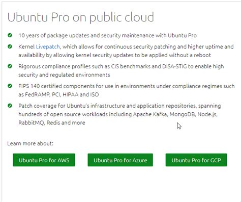 Ubuntu Pro vs Ubuntu 的图像结果