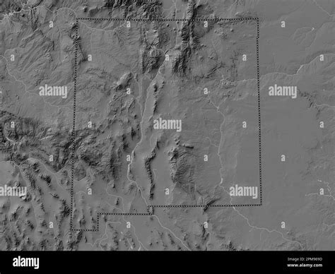 Elevation map of new mexico