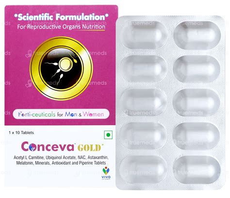Conceva Gold Tablet 10 - Uses, Side Effects, Dosage, Price | Truemeds