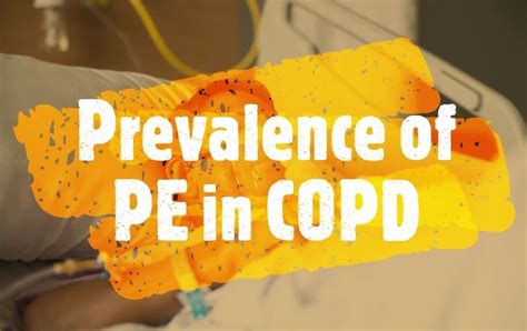 Worsening symptoms in COPD may be due to concomitant PE finds JAMA study
