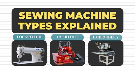 Sewing Machine Types 的图像结果