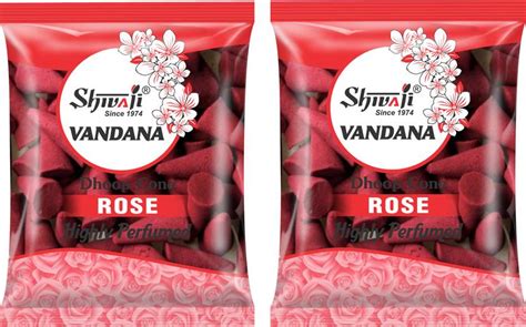 Shivaji Vandana Cone - Rose Fragrance Rose Dhoop Price in India - Buy ...