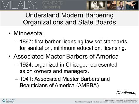 Milady Barber Chapter 1 History SLide show presentation | PPTX