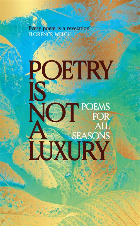 Poetry Is Not a Luxury eBook by Anonymous | Official Publisher Page ...