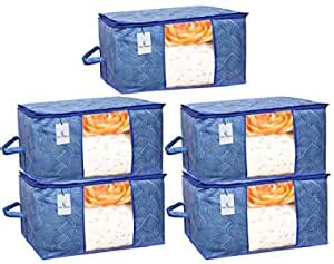Kuber Industries Non-Woven Leheriya Design Underbed Storage Bag|Storage ...