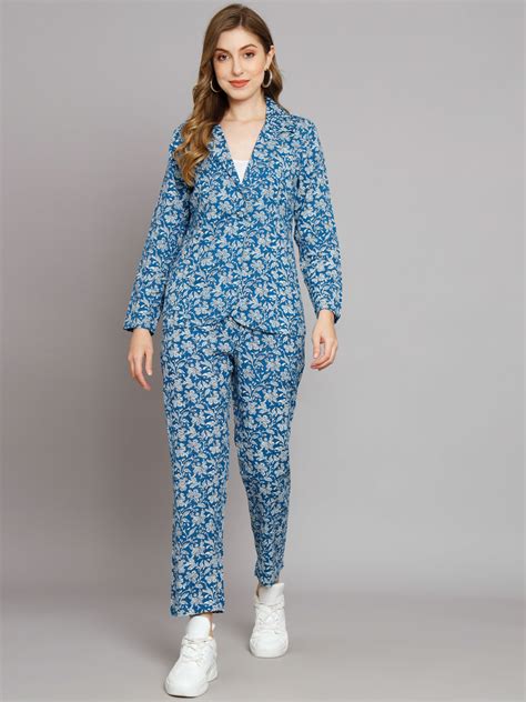 Blue Blazer Trouser Co-Ord Set – Decked Up