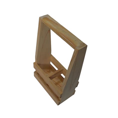 PINE KRAFTS Wooden Beer Caddy (2 Big Bottle Holder) : Amazon.in: Home ...