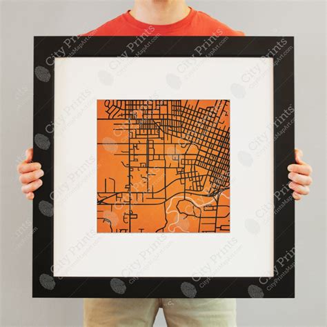Oregon State University Campus Map Art - City Prints