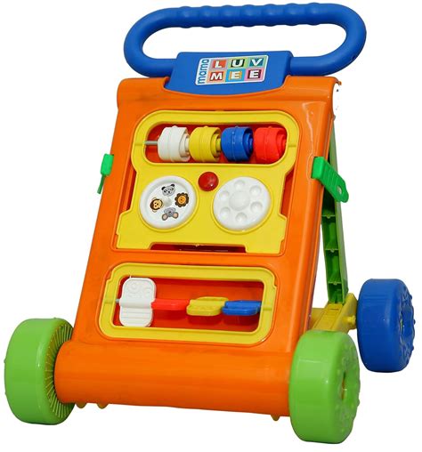 Buy Goyal's Infant Luv Mee Musical Activity Walker - Orange Online at ...
