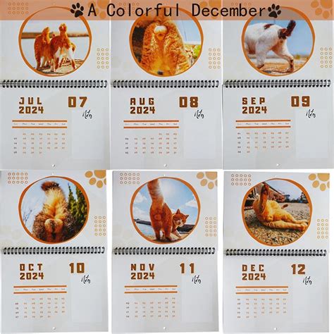 2pcs 2024 Calendar Wall Calendar 2024, Jan. 2024 - Dec. 2024, 2024 ...