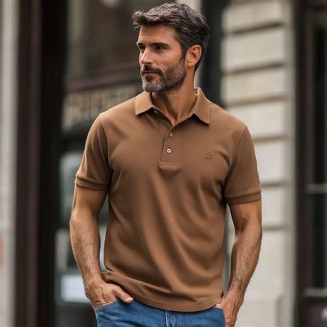 Men’s Brown Polo Shirt – Stylish, Comfortable, Customizable