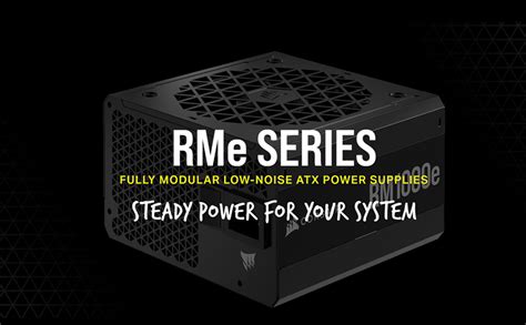 Corsair RM1000E 1000 Watt Fully Modular Low-Noise ATX Power Supply/PSU ...