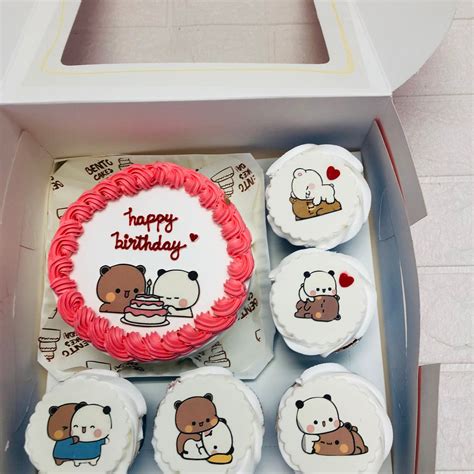 bubu dudu theme combo cake – Bento Cakes Noida