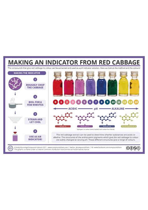 Image result for Red Cabbage Indicator Chart