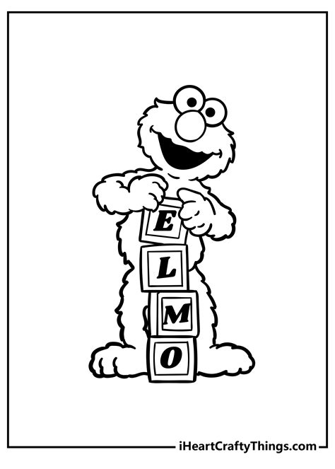 30 Free Elmo Coloring Pages (Printable PDF For Kids)