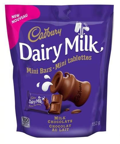 Buy CADBURY DAIRY MILK Minis Chocolate Bars ORIGINAL 152g Each -Canada ...